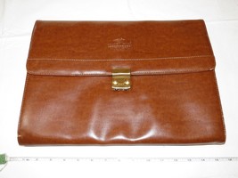 Golden Duck Leather Collection Brown Attache Case messenger file holder ... - $92.65