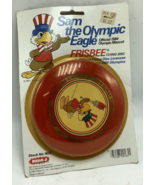 New  1983 Wham-O Sam the Olympic Eagle Olympic Frisbee Red In Package Vi... - £11.00 GBP