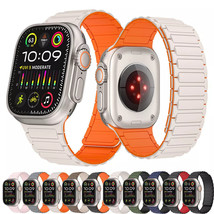Apple Watch iWatch Ultra 9 8 7 6 5 4 3 Magnet Silicone Sports Band Watch... - $13.27