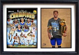  2015 NBA Champions Golden State Warriors: 12x18 Double Frame - $69.99