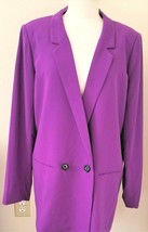 Woman&#39;s Blazer MURAL Sz-2XL Purple - $49.98