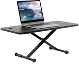 VIVO Black Small Single Top 28 inch Standing Desk Converter, Tabletop Si... - £89.73 GBP