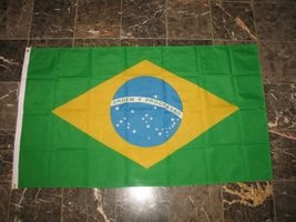 3x5 Federative Republic Of Brazil Nylon / Poly Blend Flag 3x5 Banner Grommets BE - £3.90 GBP