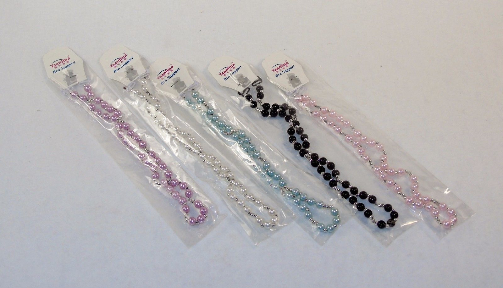 Beaded Bra Strap Clip-On Accessory, Set of 2 ~ Choose From 5 Assorted Colors - $9.95