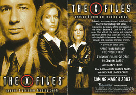 The X-Files Season 9 P1 Promo Card - $2.50