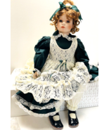 Sitting Porcelain Doll by Norma Rembaud Limited Edition Redhead Amber Eyes 30in - $37.14