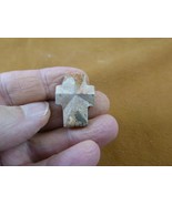 (CR605-12) 1-1/16&quot; Fairy Stone CHRISTIAN CROSS Staurolite Lucky Crystal ... - €67,89 EUR
