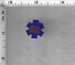 Star of Life with American Flag - Lapel Pin/Tie Tac by Fit Rite - $185.16 MXN