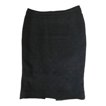 Andrew GN Black Wool Straight Knee Length Pencil Skirt Size Medium  - £77.21 GBP