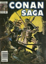 Conan Saga 25 Marvel Comic Book Magazine May 1989 - £1.58 GBP