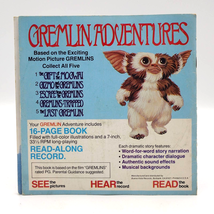 1984 Gremlins Book 45 Record Escape from the Gremlins Story 3 Warner Bros VTG - £3.96 GBP
