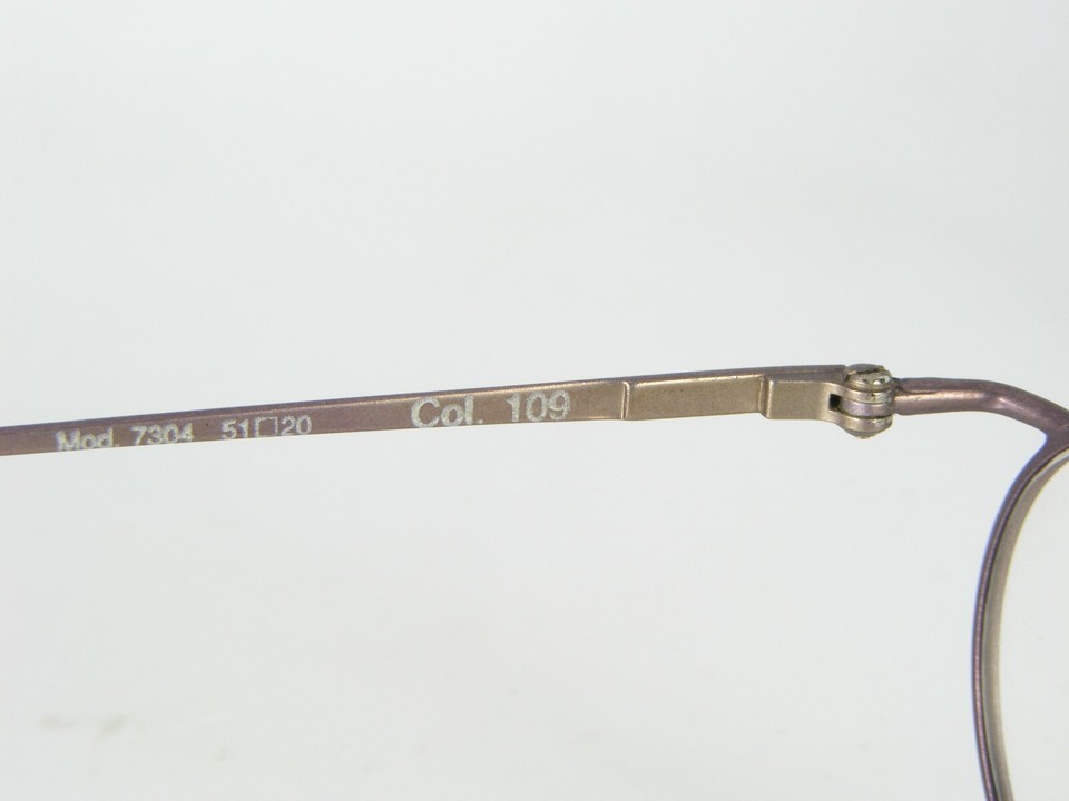 AUGUSTO VALENTINI 7304 109 BRONZE SOLID /PURPLE EYEGLASSES GLASSES 51-20-140mm Item image 10