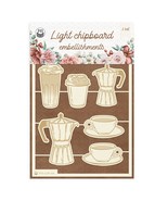 P13 Die-Cut Chipboard Embellishments 4&quot;X6&quot; 6/Pkg- 01 P13COF44 - $9.42