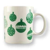 Starbucks Christmas Coffee Mug Holiday 2016 Green Ornaments 12 oz Coffee Tea Cup - £10.74 GBP