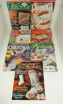 Vintage 1993-2002 Cross Stitch Needlework Quilting Knitting Magazines Christmas - £11.27 GBP