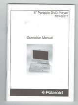 Polaroid 8&quot; Portable DVD Player Model PDV-0821T Replacement Instruction ... - $14.36