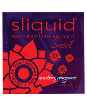 Sliquid Swirl Lubricant Pillow - .17 oz Strawberry Pomegranate - £37.53 GBP