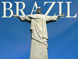 18x24&quot; CANVAS Decor.Room art print.Travel shop.Brazil.Brasil.Christ.Cris... - £46.14 GBP