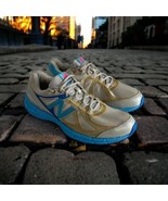 New Balance 877 Walking Comfort Shoes Brow Aqua Blue Women Size 8.5 2B W... - £34.67 GBP