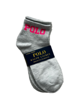 Polo Ralph Lauren 5 Pairs Girls Socks Grey / Pink ( Sz 8-9.5 ) - £31.63 GBP