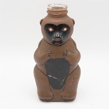 Vintage 50’s Snow Crest Beverages Glass Bear Honey Jar Piggy Coin Bank H... - £11.84 GBP