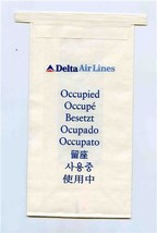 Delta Airlines Unused Motion Discomfort / Barf Bag / Occupied 8Languages - £21.81 GBP