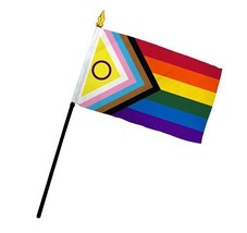 Rainbow Inclusive Pride Flag - 4x6 Inch - £3.13 GBP