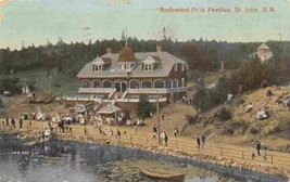 Rockwood Park Pavilion St John New Brunswick Canada 1909 postcard - £5.06 GBP
