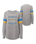 NFL Los Angeles Chargers Girls&#39; Size Large Long Sleeve Fashion T-Shirt - $130.52 MXN