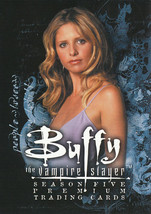 Buffy The Vampire Slayer Season Five Trading Card Set - $15.00