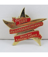 Juex Canada Winter Games Pin - 2007 Whitehorse Yukon - Volunteer Pin - $15.00