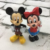 Walt Disney Character Figures Lot Of 4 Mickey Minnie Mouse Daisy Duck  - £9.34 GBP