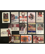 Michael Jordan Lot of 13 Autograph Facsimile RP Basketball Cards Chicago Bulls - $25.00