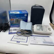 LifeSource Blood Pressure Monitor W/Extra Large Cuff UA-789AC Open Box - £47.48 GBP
