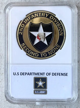 US Army  Second 2nd Infantry Division Challenge Coin 2nd To None Airborne - £10.94 GBP