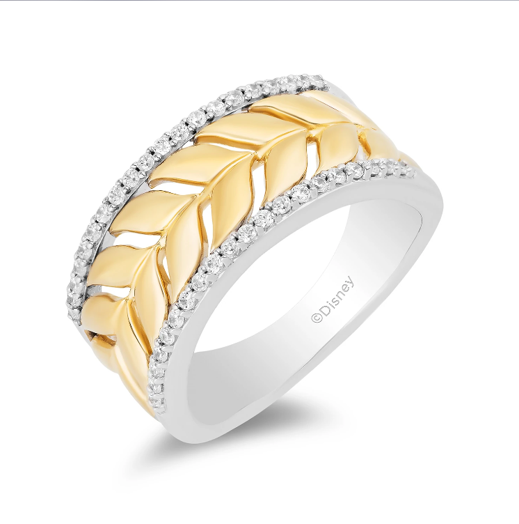 Primary image for Handmade Jewelry Band For Girls 1/5 CTTW Diamond Anna Wheat Anniversary Band