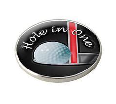 ASBRI &quot; HOLE IN ONE &quot; GOLF BALL MARKER - $3.75