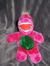 Happiness Aid is a well made toy Stuffed Plush Purple Dinosaur Bootleg Barney - £31.37 GBP