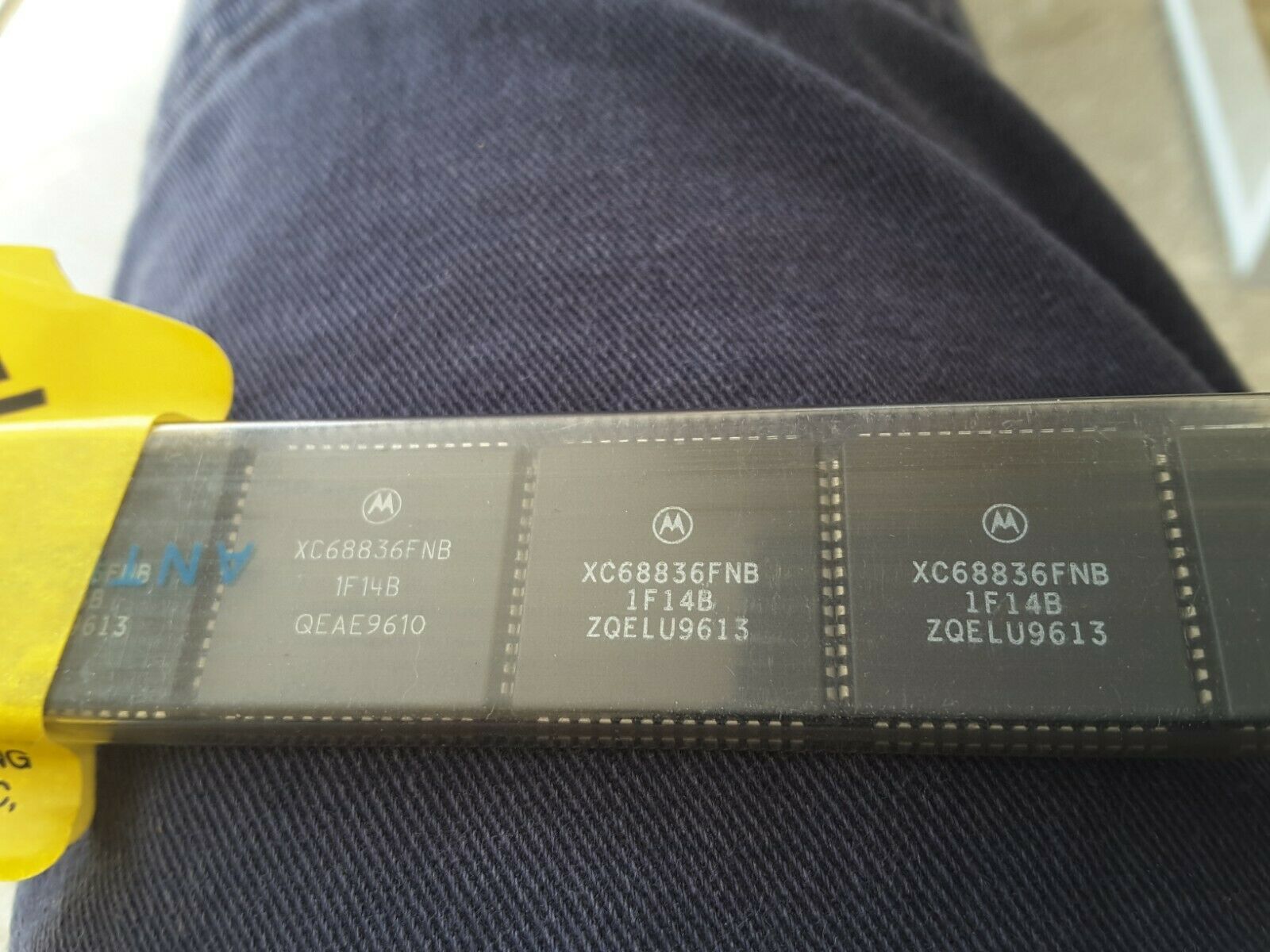 (2) XC68836FNB MOTOROLA IC CPU CONTROLLER   NEW SALE  SALE $19 - $17.77