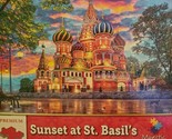 Sunset At St. Basil&#39;s Premium Majestic Puzzles 1000pcs Sealed Package 24... - $18.69