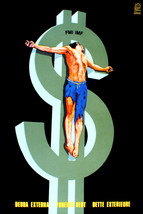 16x20"Decoration CANVAS.Room political design art.Dollar sign Christ.6582 - $46.53