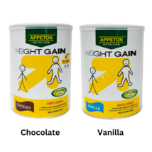 APPETON Weight Gain Powder for Adults 450g Chocolate/Vanilla Flavor FREE SHIP - £52.76 GBP+