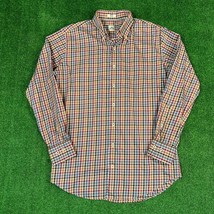 Peter Millar Plaid Button Down Dress Shirt Augusta Mens Size Medium Bright Color - £20.89 GBP