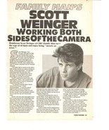 Scott Weinger teen magazine pinup clipping Teen Idols PIx Famiy Man Teen... - £1.96 GBP