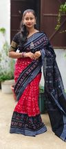 Sambalpuri Wedding Saree - Handwoven Cotton Ethnic Attire for Women - $104.22