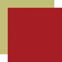 Christmas Joy DoubleSided Cardstock 12 X12 Dark Red Light Green Pack of 25 - $62.49