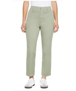 Gap Womens Pants Green Ankle Slim Midrise Stretch Pockets Belt Loops Mid... - $58.79 CAD