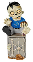 Detroit Lions Zombie Figurine Bank CO - $60.99