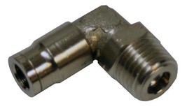 Male Elbow Swivel 1/4&quot; Tube x 3/8&quot; Thread Pneumatic Fitting  #6075 - £2.25 GBP