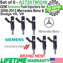 New x6 OEM Siemens DEKA Fuel Injectors For 2010, 2011 Mercedes-Benz G500 5.5L V8 - £195.45 GBP